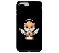 Adorable Loutre angélique avec Ailes et Halo Coque pour iPhone 7 Plus/8 Plus