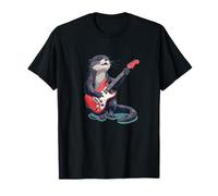 Adorable loutre avec guitare T-Shirt