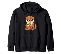 Adorable Loutre Ramen Amateur d'animaux Kawaii Sweat à Capuche