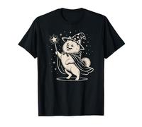 Adorable Magicien de Poméranie, Chien avec Baguette Magique, Chiot Magique T-Shirt
