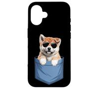 Adorable maman Akita Inu Lover Dog Mom Coque pour iPhone 16