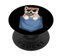Adorable maman Akita Inu Lover Dog Mom PopSockets PopGrip Adhésif