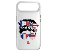 Adorable Maman française américaine Fille sœur France Bastille Day Coque pour iPhone Air
