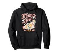 Adorable maman poule avec motif floral Sweat à Capuche