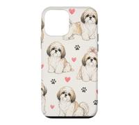 Adorable Motif Chiens Shih Tzu Coque pour iPhone 12 Mini