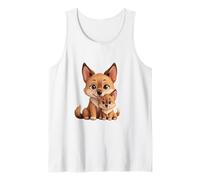 Adorable Motif Corgi Maman et Chiot Amoureux des Chiens Débardeur