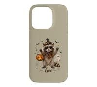 Adorable Motif de Raton Laveur Halloween Trick Or Treating Witch Coque pour iPhone 14 Pro