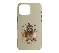 Adorable Motif de Raton Laveur Halloween Trick Or Treating Witch Coque pour iPhone 16 Pro Max