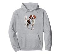 Adorable Motif épagneul Springer illustré Sweat à Capuche