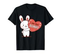Adorable Motif « I Am Her Bunny Heartfelt Love » T-Shirt