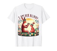 Adorable Motif « I Am Her Bunny Heartfelt Love » T-Shirt
