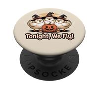 Adorable Motif Poulet sorcière Tonight We Fly Halloween PopSockets PopGrip Adhésif