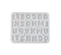 Adorable moule en silicone avec lettres de l'alphabet pour décoration de fête, cadeaux et projets créatifs