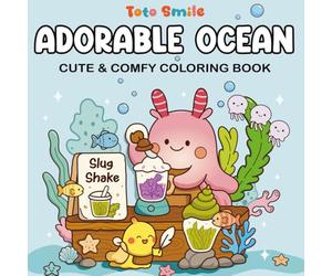 Adorable Ocean: A bold-outline, large-shape, easy-to-color book for adults & kids that lets you dive into an adorable ocean world of sea creatures, ... (Bold & Easy Coloring): Search & Find Fun