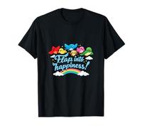 Adorable Oiseau Arc-en-Ciel Pun Flap Into Happiness T-Shirt