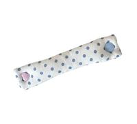 Adorable organiseur de bureau en tissu coloré avec clip de gestion des cordons et sangle métallique pour câble d'écouteurs, organiseur de câbles en tissu portable