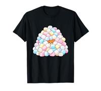 Adorable Ours en Peluche caché dans des guimauves Pastel T-Shirt