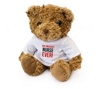 Adorable ours en peluche marron doux « The Greatest Nurse Ever »