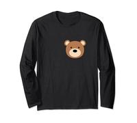 Adorable ours en peluche sur t-shirt à capuche Manche Longue