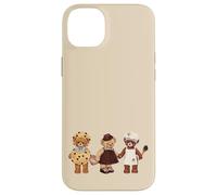 Adorable Ours en Peluche Vintage Kawaii Animal de Dessin animé Confortable et esthétique Coque pour iPhone 14 Plus