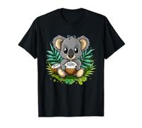 Adorable Ours Koala en Noix de Coco pour Amoureux de la Noix de Coco T-Shirt