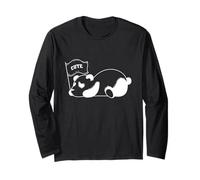Adorable Ours Panda endormi Manche Longue