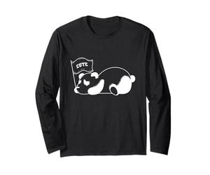 Adorable Ours Panda endormi Manche Longue