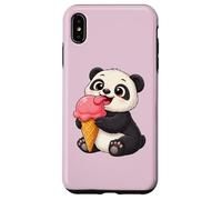 Adorable Ours Panda Kawaii avec Glace été Coque pour iPhone XS Max