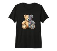 Adorable Ours robotique Mon Autre personnalité est Un Robot T-Shirt Haut de Gamme