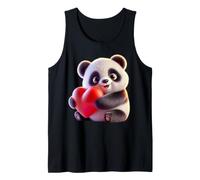 Adorable Panda câlin cœur Amoureux des Animaux Débardeur