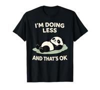 Adorable Panda endormi pour la récupération du Stress T-Shirt