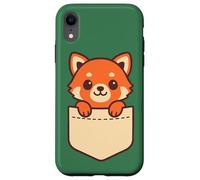 Adorable panda rouge de poche, animal de la forêt Coque pour iPhone XR