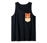 Adorable panda rouge de poche, animal de la forêt Débardeur