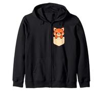 Adorable panda rouge de poche, animal de la forêt Sweat à Capuche