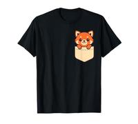 Adorable panda rouge de poche, animal de la forêt T-Shirt