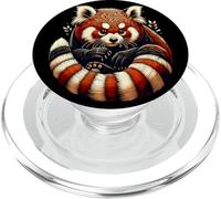 Adorable Panda Rouge pour Femme et Fille PopSockets PopGrip pour MagSafe