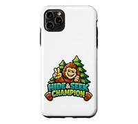 Adorable Panneau de Paix Bigfoot Hide & S hampion Coque pour iPhone 11 Pro Max