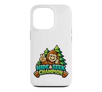 Adorable Panneau de Paix Bigfoot Hide & S hampion Coque pour iPhone 13 Pro
