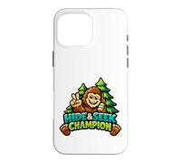 Adorable Panneau de Paix Bigfoot Hide & S hampion Coque pour iPhone 16 Pro Max
