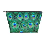 Adorable Paon Vert, Trousse de Toilette Trousse de Maquillage Sac à cosmétiques Trousse de Toilette de Voyage Portable