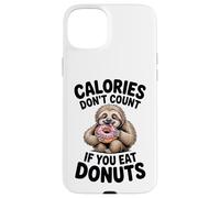 Adorable Paresseux Donut Humour pour Les flics de régime et Les Amateurs de Glucides Coque pour iPhone 15 Plus