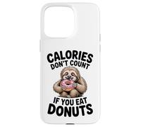 Adorable Paresseux Donut Humour pour Les flics de régime et Les Amateurs de Glucides Coque pour iPhone 15 Pro Max