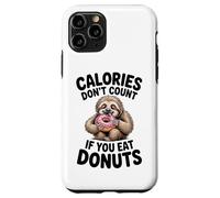 Adorable Paresseux Donut Humour pour Les flics de régime et Les Amateurs de Glucides Coque pour iPhone 11 Pro