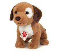 Teddy Hermann 91996 Chiot Chien Milow 25 cm, Jouet câlin avec Un Contenu recyclé idéal (matériau de Remplissage)