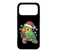 Adorable Perroquet sur Canne à Sucre avec Bonnet de Père Noël Coque pour iPhone 17 Pro Max