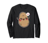 Adorable Personnage de Pomme de Terre Kawaii Manche Longue