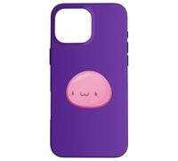 Adorable Personnage Kawaii Blob Rose Coque pour iPhone 16 Pro Max
