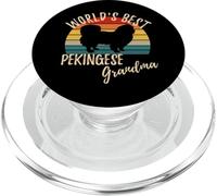 Adorable Petit-Chien de la Meilleure Grand-mère pékinoise du Monde PopSockets PopGrip pour MagSafe
