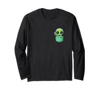 Adorable Petit Extraterrestre dans l'univers de Poche OVNI bébé Monstre Manche Longue