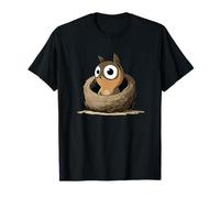 Adorable Petit Hibou Assis dans Un nid de forêt Chaude T-Shirt